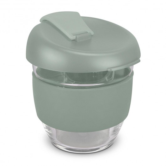 Grey 250mL Borosilicate Glass Cups